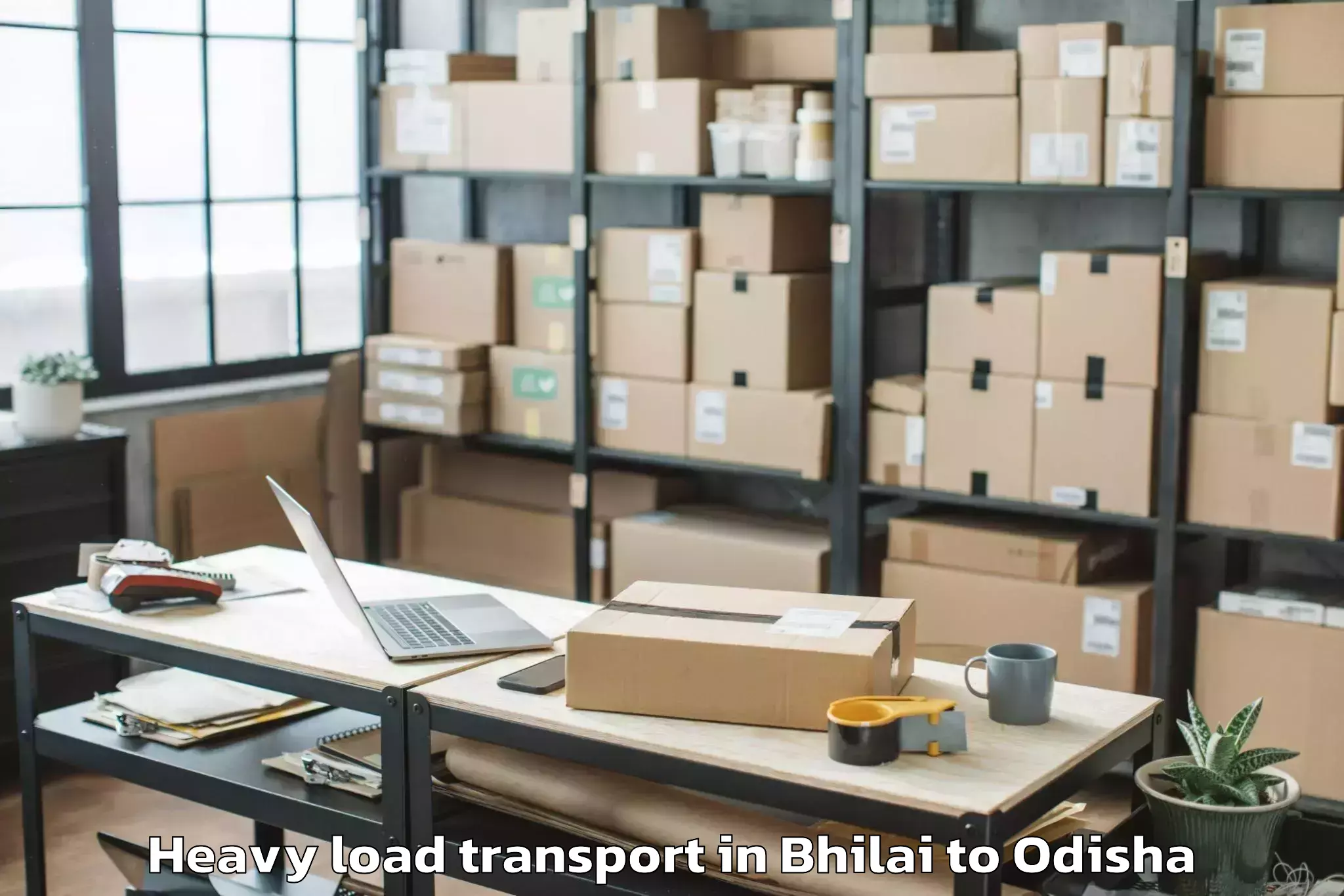 Easy Bhilai to Khordha Heavy Load Transport Booking